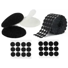 GENERICO - Circulos Velcro Adhesivo 2.5cm 12 Pares