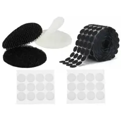 GENERICO - Circulos Velcro Adhesivo 2.5cm 12 Pares