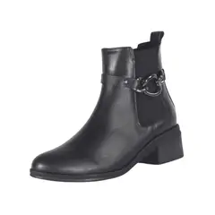 OCAI - Botines Cuero Mujer Negro Mya 001
