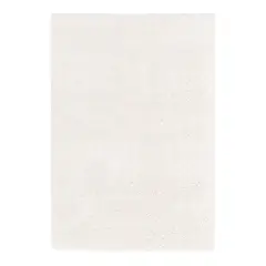LAV - Tapete blanco peludo de estilo elegante Lola 69301-060 160x230