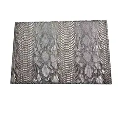 BURICA - INDIVIDUAL 30X45CM RECT PIEL PLATEADO