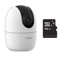 DAHUA - CÁMARA DE SEGURIDAD WIFI INTELIGENTE IMOU 2MP INTERIOR LENTE MOVIL+MICROSD32GB