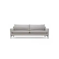 SOFA MARKET - Sofa Kona 2 Puestos Tela Gris Claro