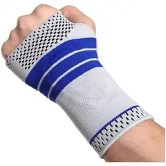 TECNOHOGAR JS - Muñequera Elástica Deportiva Ortopédica Con Gel Sbk-7301