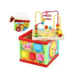 SWISSHOME DR HOFFMAN - CUBO MULTIFUNCIONAL JUEGO DIDACTICO PARA NIÑOS +3