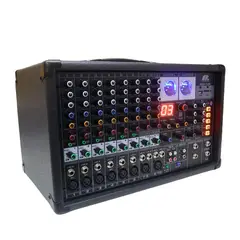PA PRO AUDIO - MIX-10P Consola Mezcladora Amplificada 300wX2 10Ch