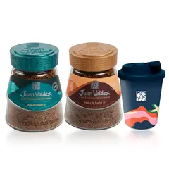 JUAN VALDEZ - Café Liofilizado Dulce de Leche+Descafeinado 95g