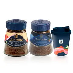 JUAN VALDEZ - Café Liofilizado Avellana+ Mujeres Cafeteras 95g