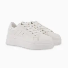 CALZADO ADRENALINA - Tenis blancos clásicos rihanna