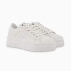 CALZADO ADRENALINA - Tenis blancos clásicos rihanna