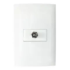 LEVITON - Toma Televisión Tv0pl-bla Linea Cien