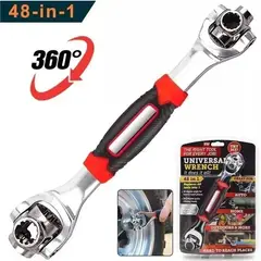 ONE PIXEL - Llave Multifuncional Inglesa Flexible 48 En 1 Herramientas De Trabajo 360°