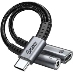 THOTH - Adaptador Audifono Usb C A Jack 3.5 Mm Galaxy iPad Pro Pixel