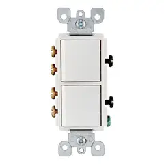 LEVITON - Interruptor Doble Conmutable Tres Vías 5643-w Decora