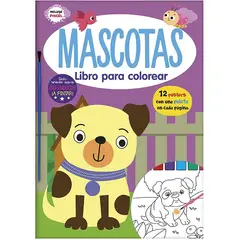 LEXUS - Libro De Manualidades Pintar Con Agua Mascotas Para Niños Niñas