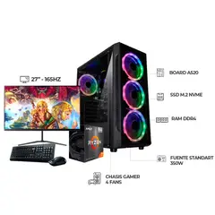 AMD - PC GAMER RYZEN 7 5700G/ MONITOR FHD 27" 165H FHD 1MS/ 32GB RAM/ SSD 1TB