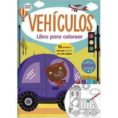 LEXUS - Libro De Manualidades Pintar Con Agua Vehículos Para Niños Niñas