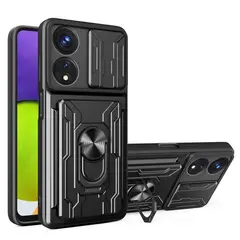 GENERICO - Funda Forro Armadura Protectora Con Soporte Anillo Para Oppo a78