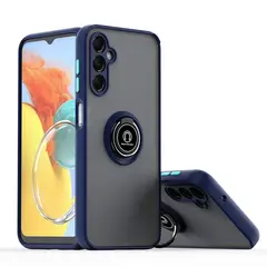 GENERICO - Funda Estuche Mate Con Anillo Compatible Samsung A15 5G Azul
