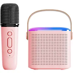 GENERICO - Parlante Bluetooth Inalámbrico Con Micrófono Para Karaoke.