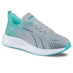 CROYDON - Tenis Running Arilly Gris-Agua para Niña