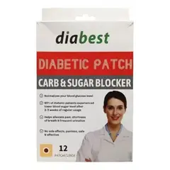 AFM - Parches Naturales Control Diabetes Azucar X 12 Unidades