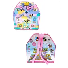 INFANTILES CAJUROMIX - Bloques Armatodo Casita 66 Fichas.