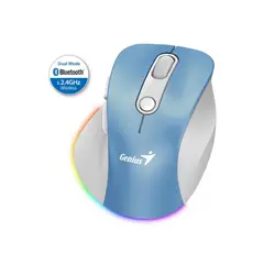 GENIUS - Mouse inalámbrico Bluetooth recargable Ergo 9000S Pro Azul