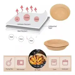 AFM - Papel Protector Freidora Al Aire Absorbente