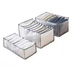 GENERICO - Organizador pantalones y camisas x3 pzas