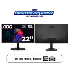 AOC - MONITOR 21.5 22B35HM23 120HZ FULL HD -1MS - HDMI-VGA - PANEL VA