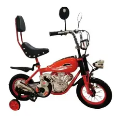 BEBESUNITA - BICICLETA TIPO MOTO CON SONIDO REALISTA RIN 12