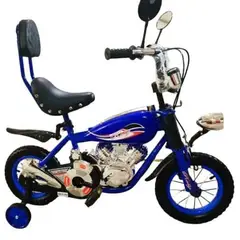 BEBESUNITA - BICICLETA TIPO MOTO CON SONIDO REALISTA RIN 12