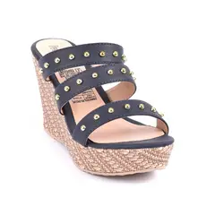 PRICE SHOES - Plataforma Moda Casual Mujeres 182LA422AZUL