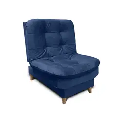 MUEBLES ONLINE - Silla 3 posiciones Clic Clac Fendik tela azul