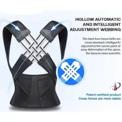 GENERICO - Chaleco Corrector De Postura Ortopédico Unisex Para Columna