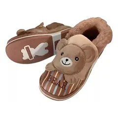 GENERICO - Pantuflas babucha oso Alta Calidad Suela Cosida Antidelizantes importadas.