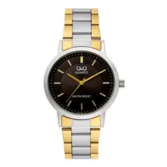Q&Q - Reloj Qyq Hombre Qa38j402y Bicolor Acero + Estuche