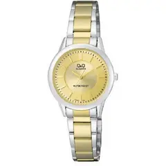 Q&Q - Reloj Mujer Qyq Q949j400y Acero Bicolor Mujer + Estuche
