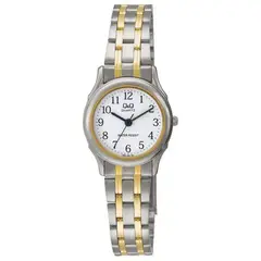 Q&Q - Reloj Para Mujer Qyq Q591j404y Bicolor Acero + Estuche