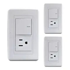 VCP - Interruptor Mas Tomacorriente X 3 Unidades