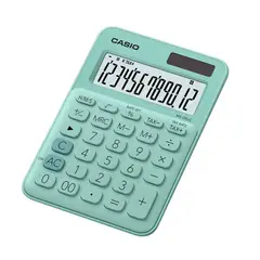 CASIO - Calculadora De 12 Dígitos Ms-20uc-gn Verde Menta.