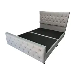 DORMIPUFF - Base Cama Mas Cabecero Capitón Sencillo 100cm
