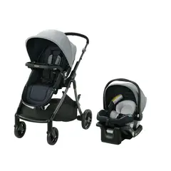 GRACO - Coche Bebe Moisés + Portabebés Travel System Nash