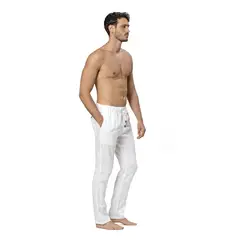 ONDA DE MAR - Pantalon Blanco Linpantw