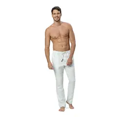 ONDA DE MAR - Pantalon Azul Linpantlb