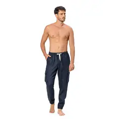 ONDA DE MAR - Pantalon Azul Jogrcgdb