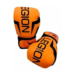 LEGION - Guantes Boxeo 10 Onzas Naranja - Negro