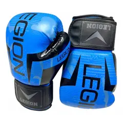 LEGION - Guantes Boxeo 14 Onzas Azul Negro