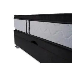 PRODESCANSO - BASE CAMA BAÚL EN MICROFIBRA DE - KING NEGRO
